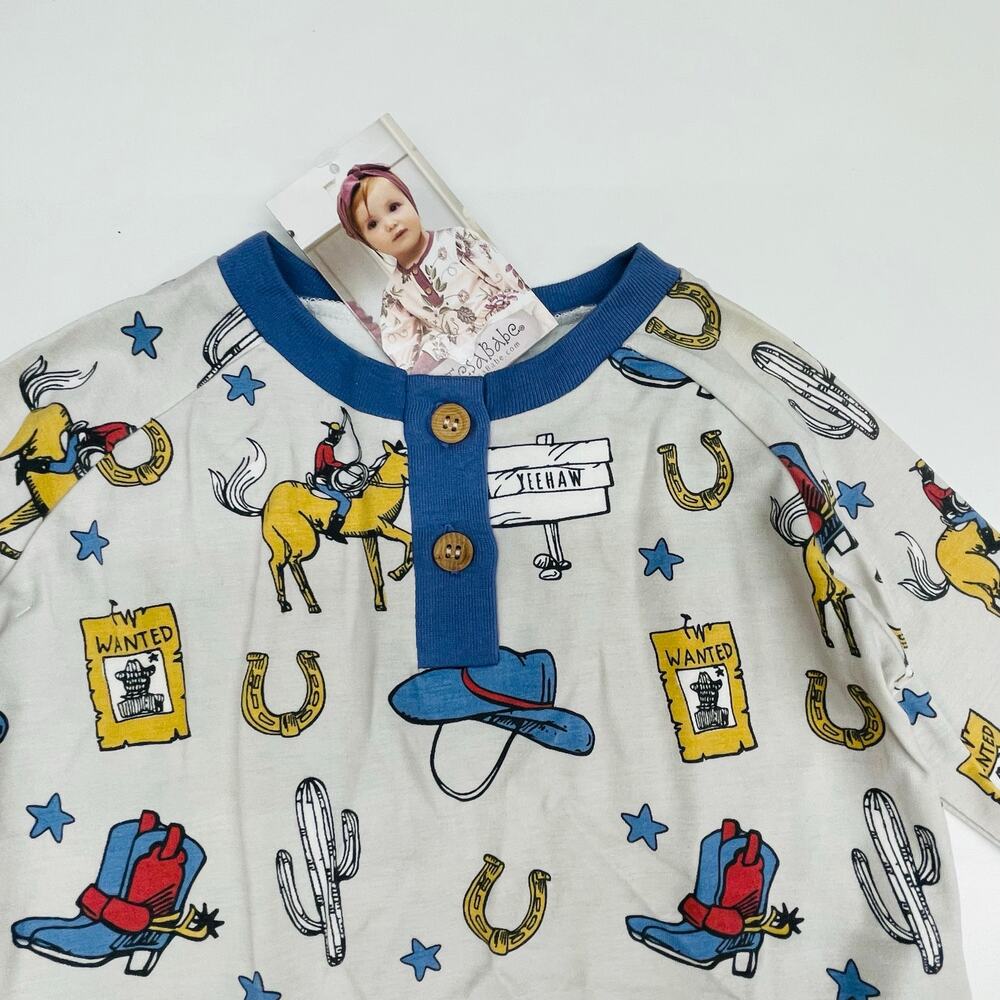 NWT Tesa Babe 18-24M Giddy Up Pant Set - Picture 3 of 4
